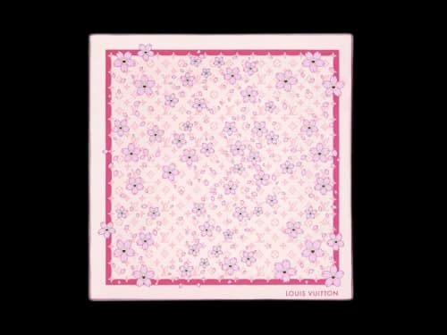Louis Vuitton x Takashi Murakami Monogram Cherry Blossom Square 70 Pink