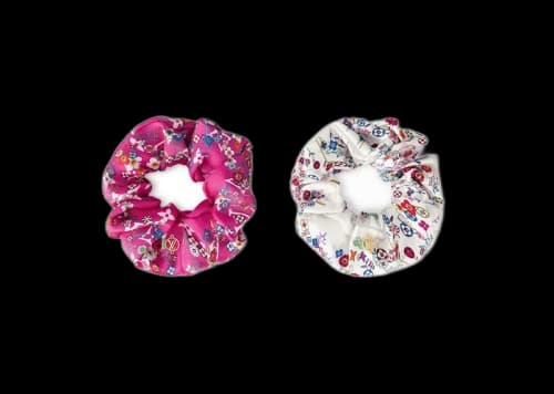 Louis Vuitton x Takashi Murakami Superflat Scrunchie White/Fuchsia