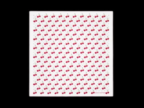 Louis Vuitton x Takashi Murakami Monogram Cherry Shawl White
