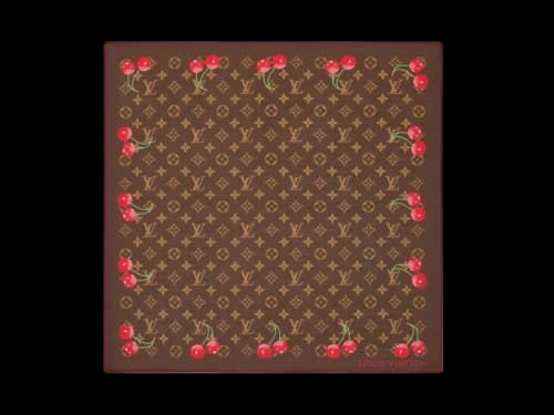 Louis Vuitton x Takashi Murakami Monogram Cherry Square 55 Brown