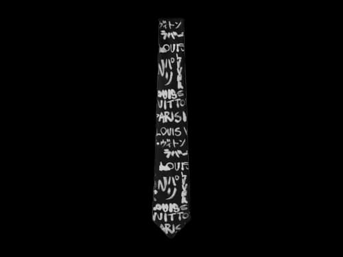 Louis Vuitton x Nigo LV Scribble Tie Black