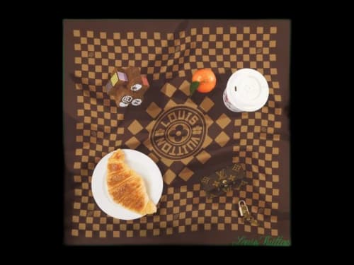 Louis Vuitton x Nigo Parisian Breakfast Bandana Multicolor