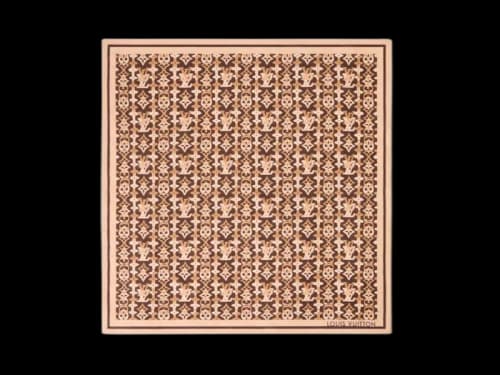 Louis Vuitton Monogram Overlap Bandana Brown