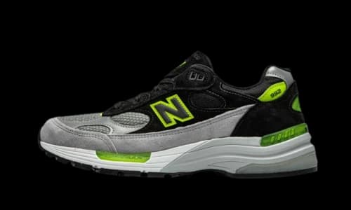 New Balance 992 MiUSA Black Grey Volt