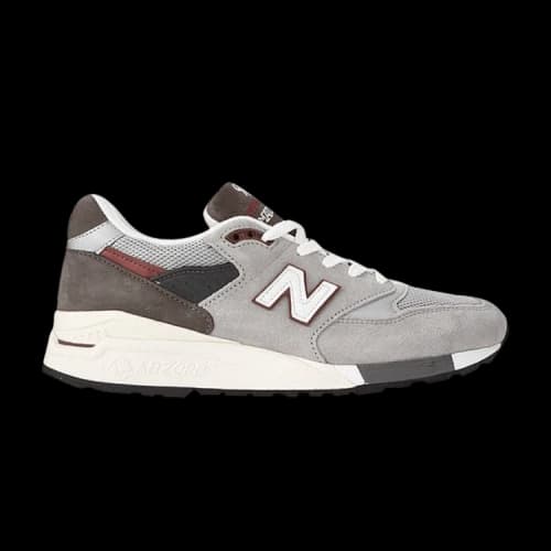 New Balance 998 Made in USA 'Grey Burgundy'