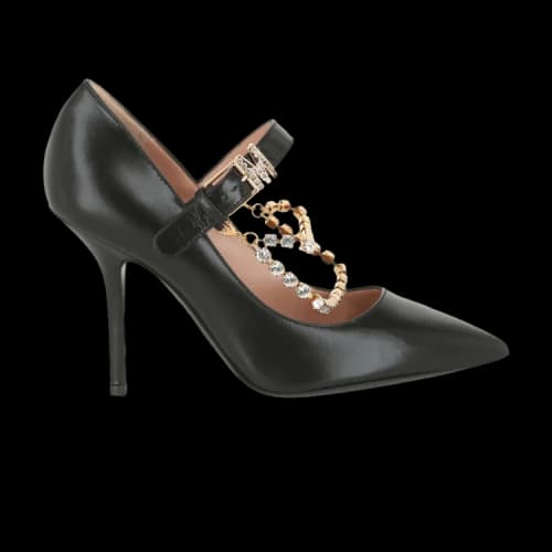 Moschino Rhinestone-Embellished Pump 'Black' (Women's)