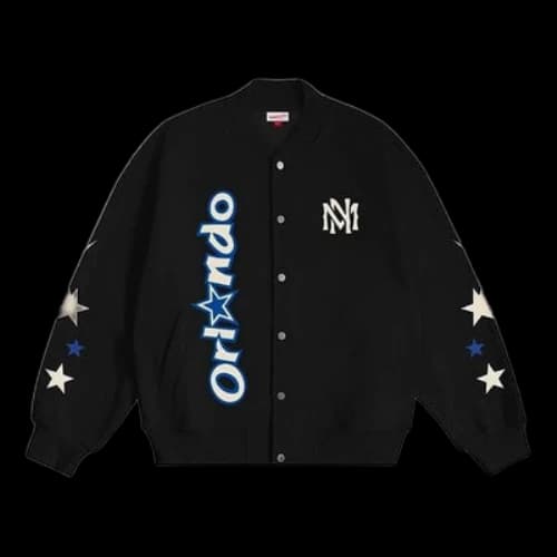 Mitchell & Ness x NBA Orlando Magic Varsity Jacket 'Black'