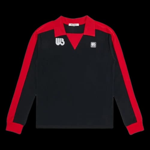 Wales Bonner Home Jersey Shirt 'Black/Red'