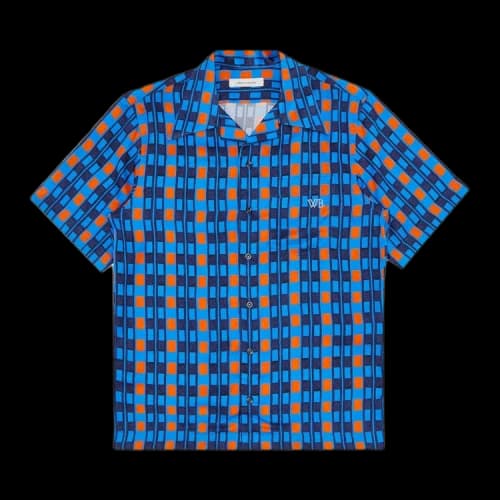 Wales Bonner Highlife Bowling Shirt 'Blue'