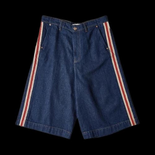 Wales Bonner Shadow Denim Shorts 'Blue'