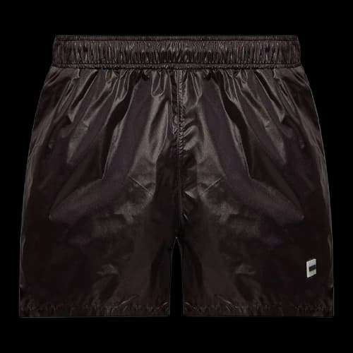 Vetements Logo Swim Shorts 'Black'