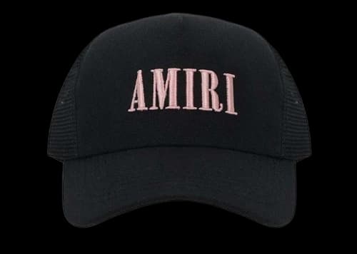 AMIRI Logo-Detailed Canvas/Mesh Baseball Cap Black