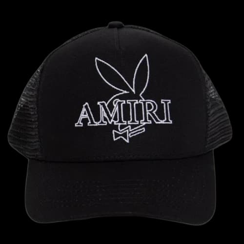 AMIRI Playboy Bunny Logo Hat Black