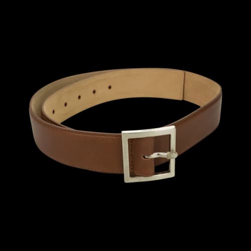 Amiri Classic Square Buckle Belt 'Brown'