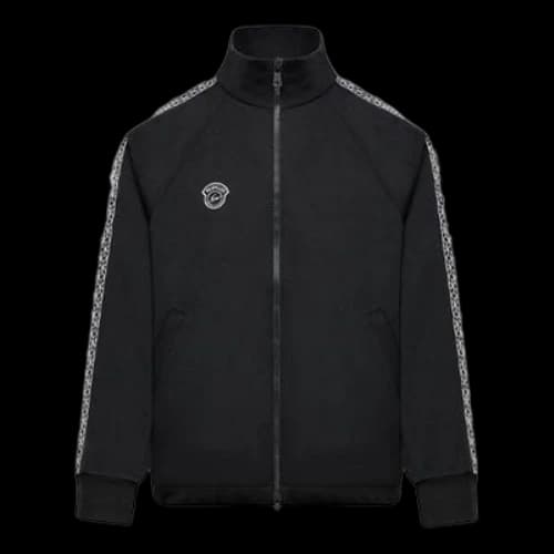 KITHX 7 Moncler Fragment Maglia Jacket Stand Collar Sports Black