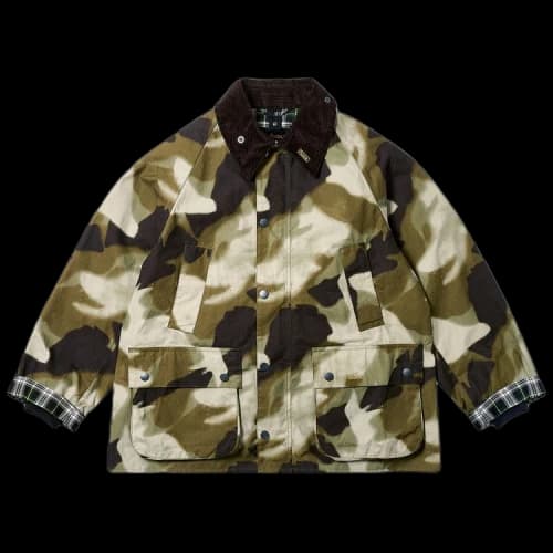 Barbour x Palace Bedale Wax Jacket 'Camo'