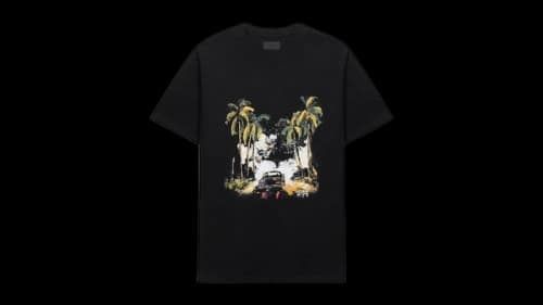 RtA Colin Car Rebel T-Shirt Black