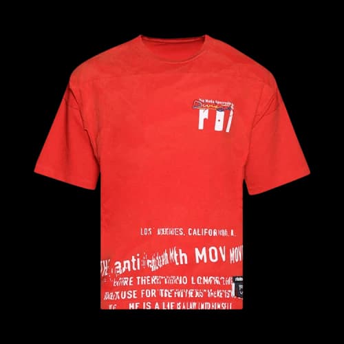 RIVINGTON roi Rebis Moda Apocrypha Quad Tee 'Red'