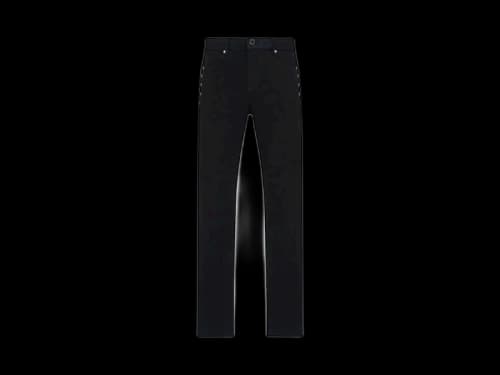 RtA Clayton Multi Cross Jeans Black