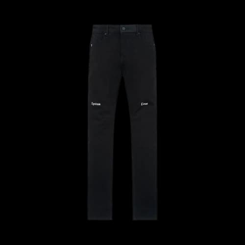 RtA Bryant Skinny Jean 'Black Hologram Digital Cross'