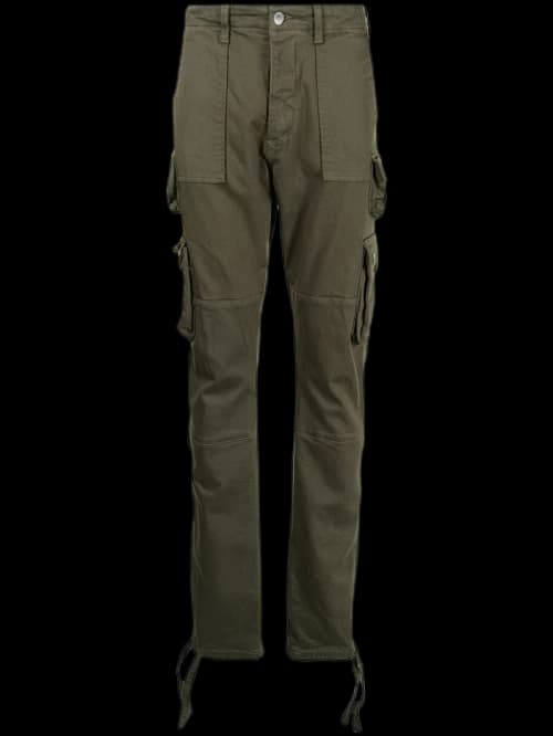 AMIRI Tactical Cargo Slim-Fit Pants Military Green