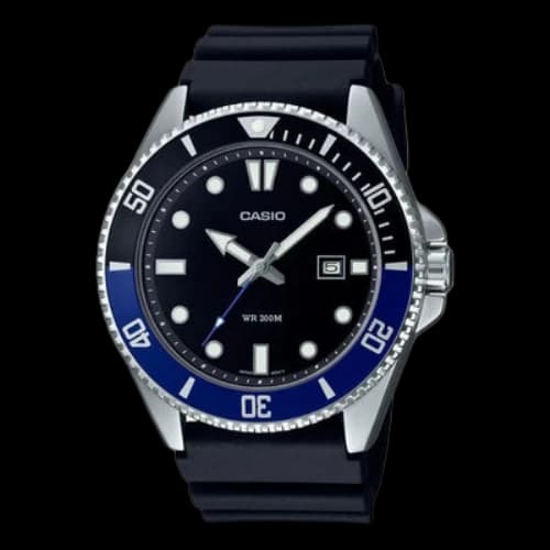 CASIO Quartz Watch 200m Waterproof Resin Strap Mens
