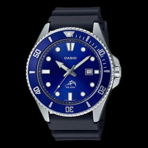 CASIO Quartz Waterproof Sports Mens Blue Analog
