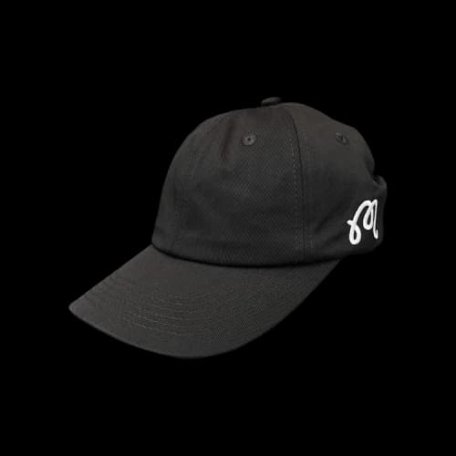 Malbon Washed Cotton Twill Hat 'Hat Black'
