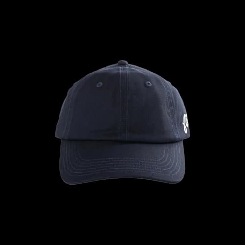 Malbon Evergreen Washed Cotton Twill Dad Hat 'Navy'