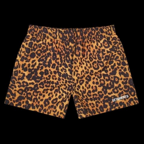 Vetements Leopard Logo Swimshorts 'Leopard'