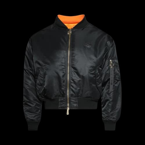 Vetements Leather Crosses Bomber Jacket 'Black'