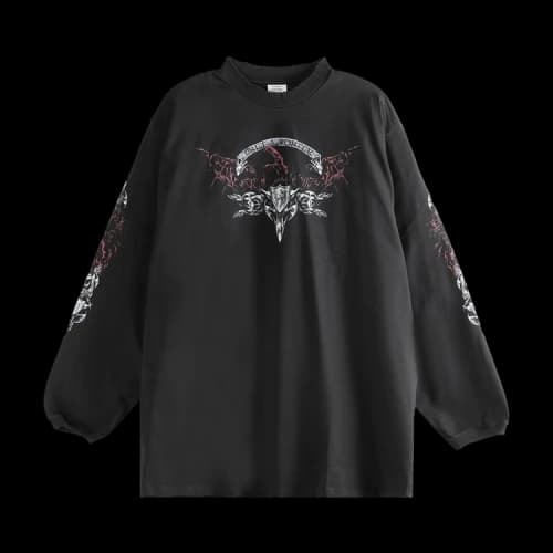 Vetements Metal Long-Sleeve Sweatshirt 'Black'
