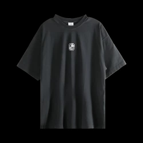 Vetements Biker Cross Logo T-Shirt 'Black'
