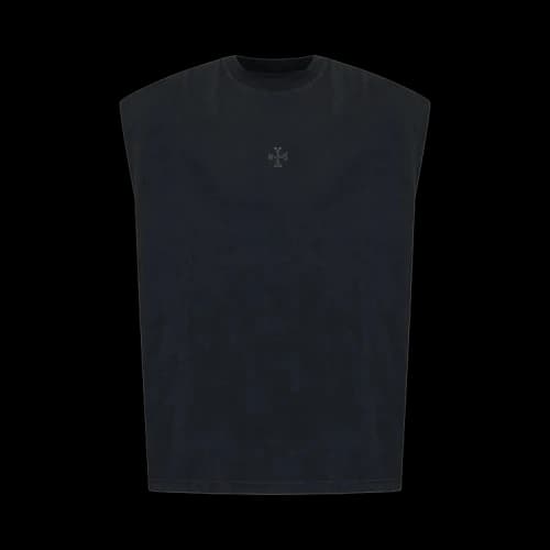 Vetements Cross Logo Sleeveless T-Shirt 'Black'