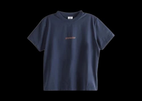 Vetements Pornstar Fitted T-shirt Navy
