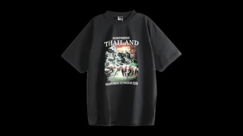 Vetements Thailand Tourist T-shirt Black