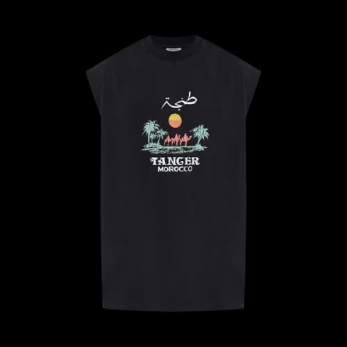 Vetements Morocco Tourist Sleeveless T-Shirt 'Black'