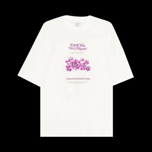 Vetements Fuck You Very Much T-Shirt 'Vanilla'