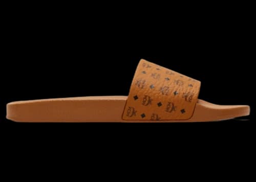 MCM Monogram Slides Brown