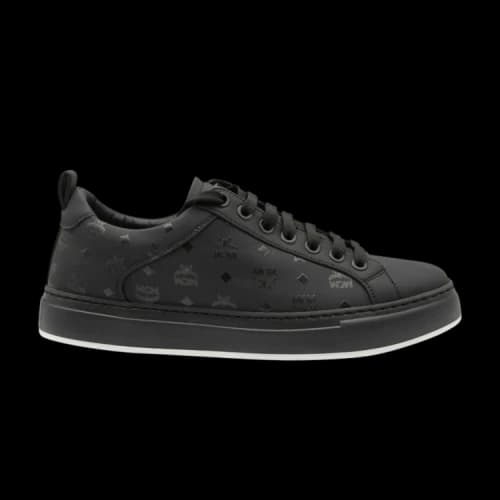 MCM Visetos Low 'Monogram - Matte Black'