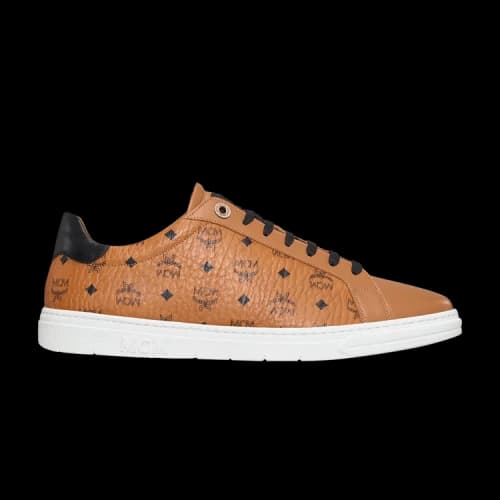 MCM Visetos Terrain Low 'Monogram Print - Cognac'