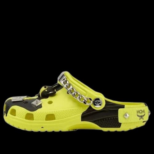 Crocs x MCM Camouflage Print Clogs 'Neon Yellow'
