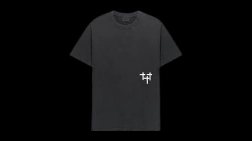 RtA Colin Oversized S/S Smoky Stars Tee Black