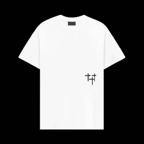 RtA Colin Oversized Short-Sleeve Tee 'White Smoky Stars'
