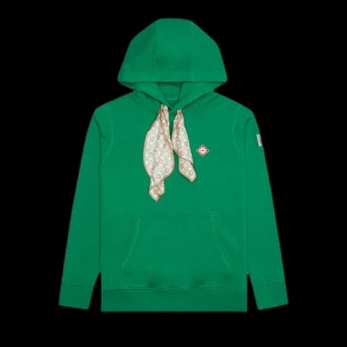 Casablanca Scarf Hooded Sweatshirt 'Green'