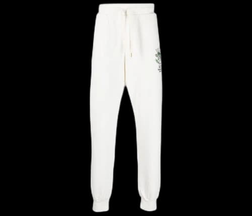 Casablanca Logo Patch Drawstring Sweatpants Off-White