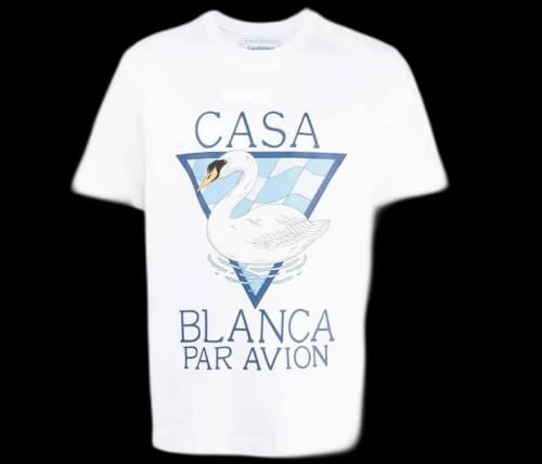 Casablanca Par Avion Screen Printed T-shirt White/Multi
