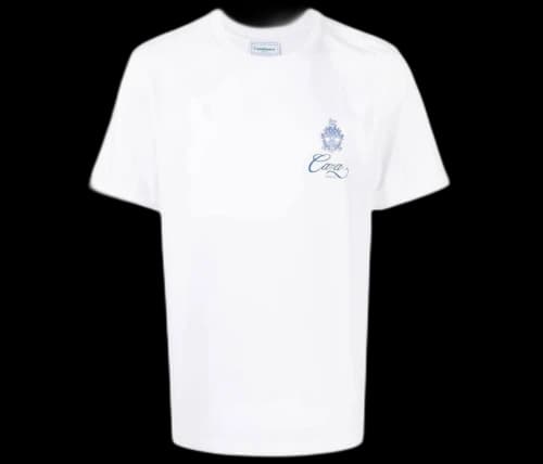 Casablanca Embleme De Caza Logo Print T-shirt White