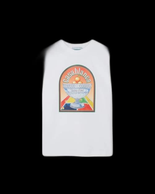 Casablanca Terrain D'Orange T-shirt White