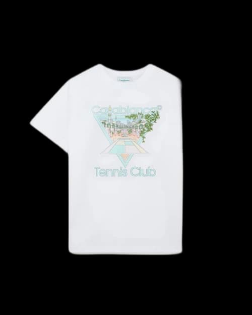 Casablanca Tennis Club Icon T-shirt (FW23) White